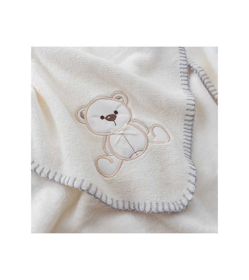 Interbaby Κουβέρτα Αγκαλιάς 80X110 Bear Beige