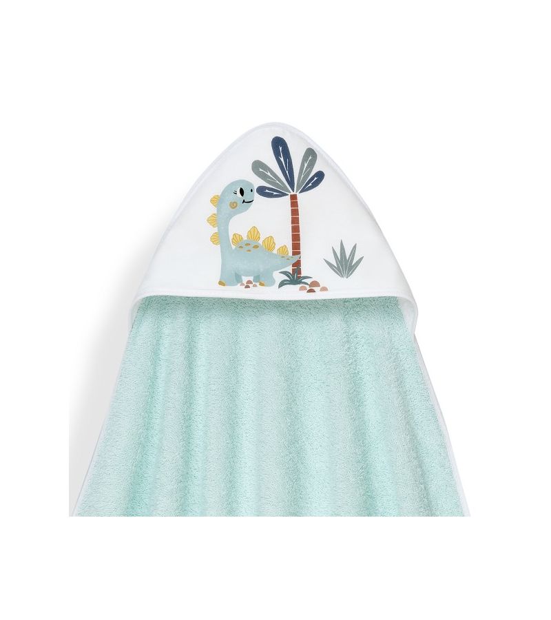 Interbaby Dino Μπουρνούζι Κάπα & Καπέλο Μπάνιου Green
