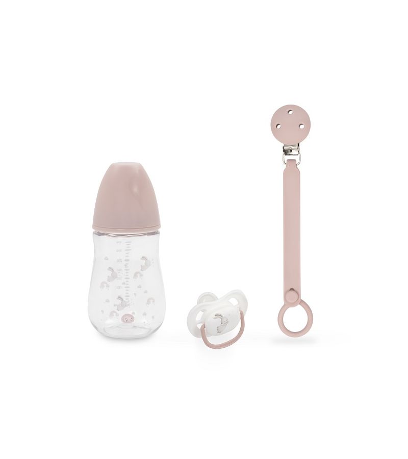 Interbaby Βρεφικό Σετ Δώρου 3 τμχ Pink