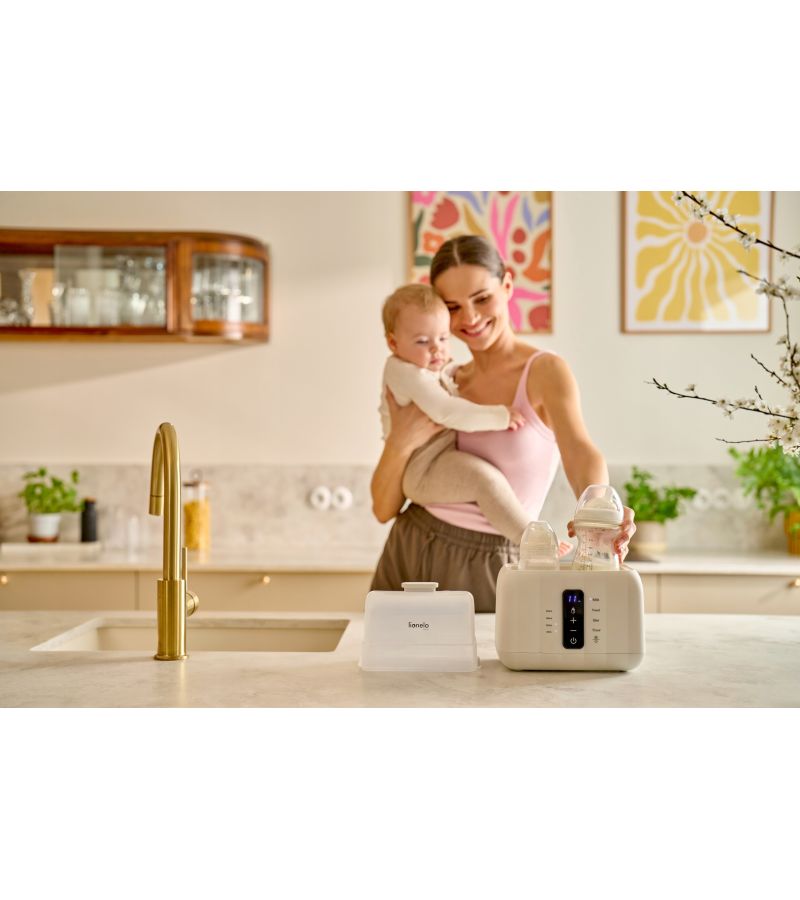 Lionelo Thermup Duo Θερμαντήρας Mπιμπερό & Tροφών 6 σε 1 με Aποστειρωτή White