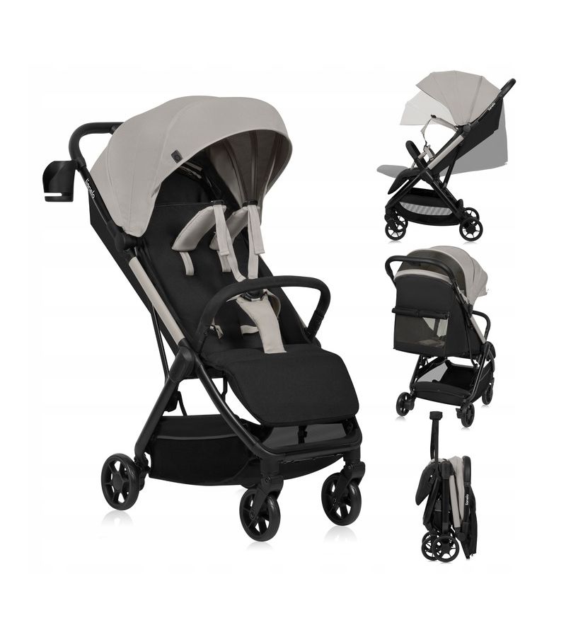Lionelo Julie Air Καρότσι Ταξιδίου έως 22kg Beige Sand