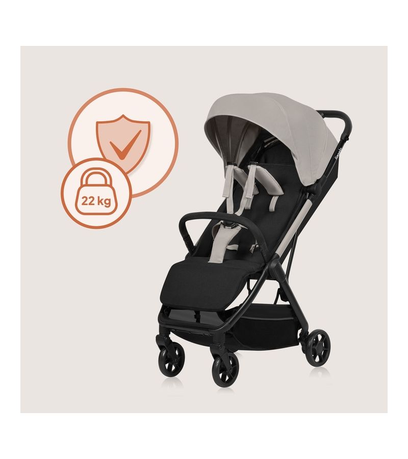 Lionelo Julie Air Καρότσι Ταξιδίου έως 22kg Beige Sand