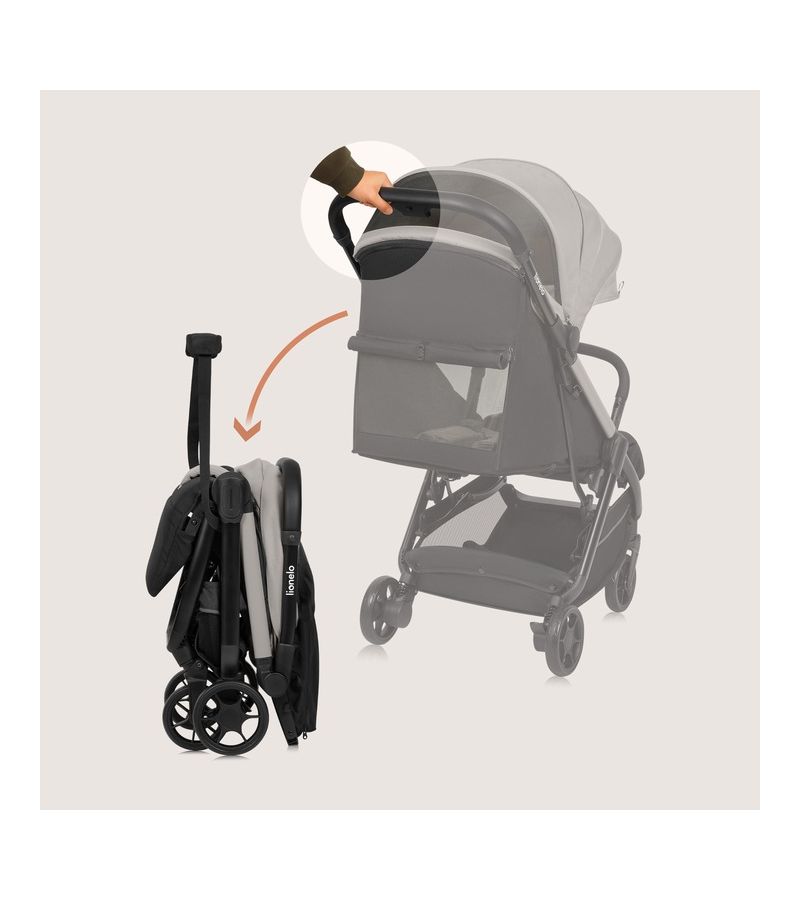Lionelo Julie Air Καρότσι Ταξιδίου έως 22kg Beige Sand