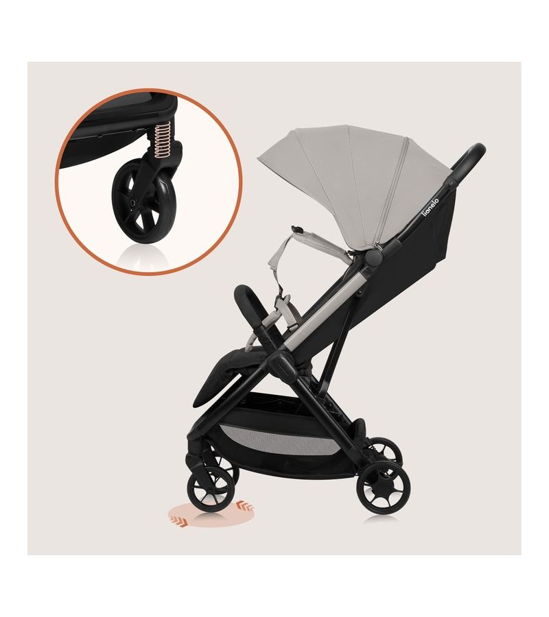 Lionelo Julie Air Καρότσι Ταξιδίου έως 22kg Beige Sand