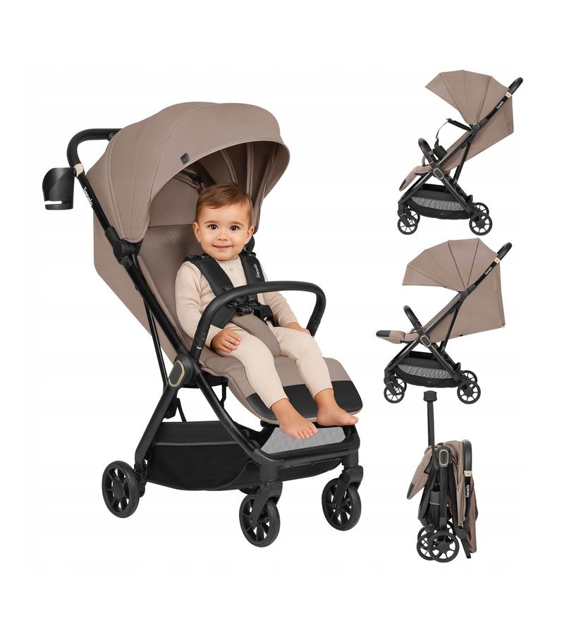 Lionelo Bess Καρότσι Ταξιδίου έως 22kg Beige Sand