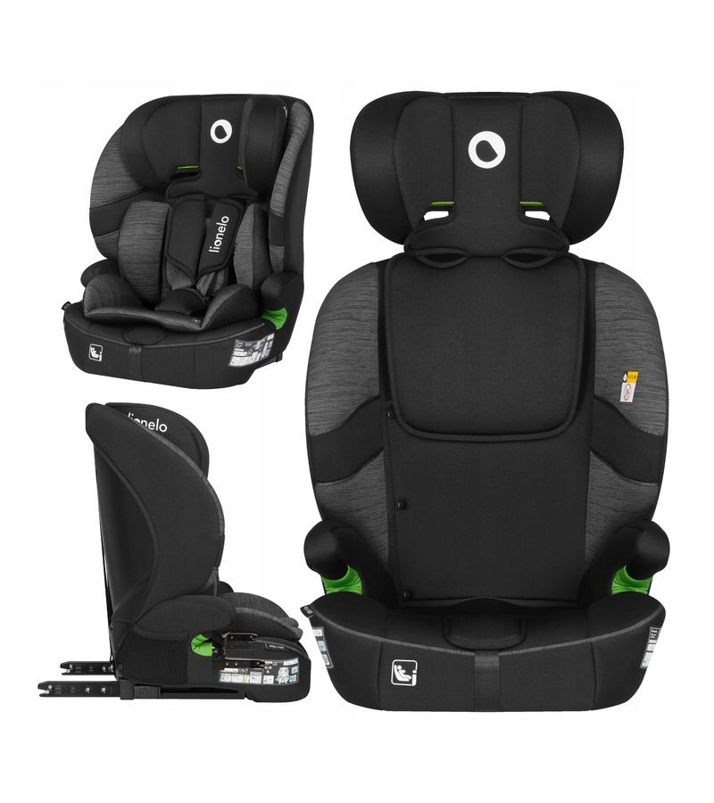 Lionelo Billy i-size Κάθισμα Αυτοκινήτου 76cm-150cm Black Grey