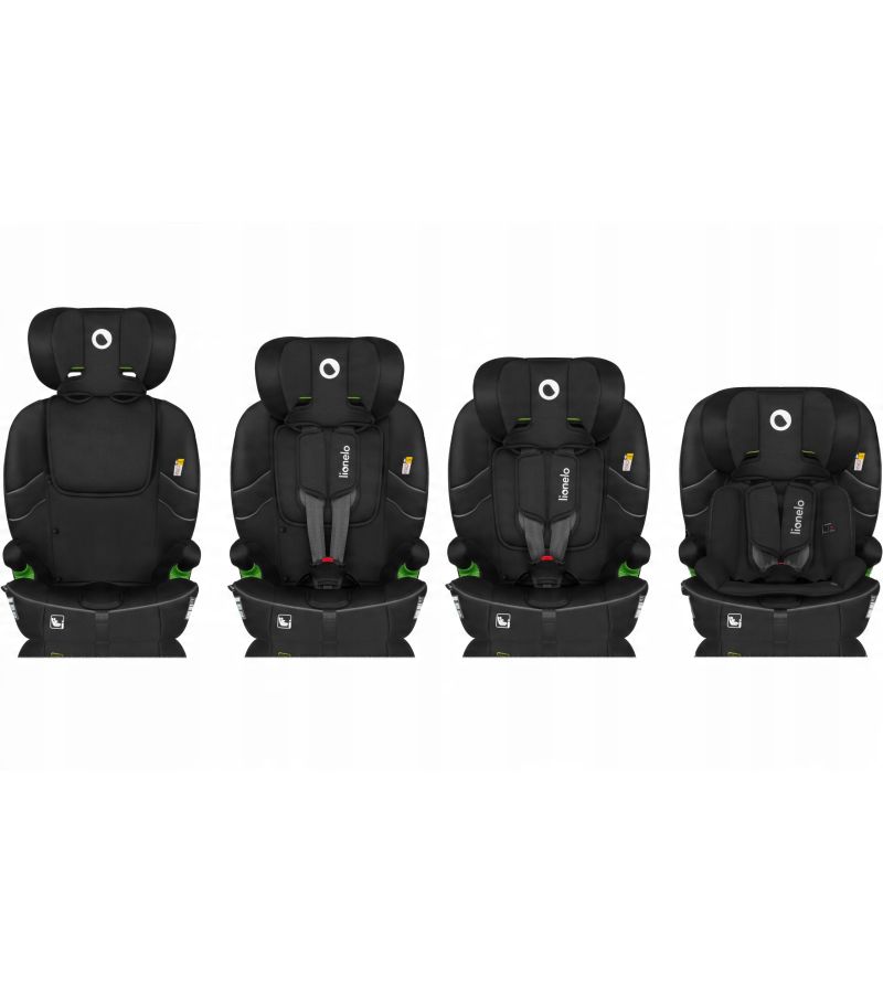 Lionelo Billy i-size Κάθισμα Αυτοκινήτου 76cm-150cm Black Carbon