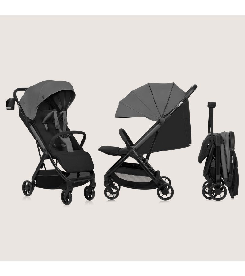 Lionelo Julie Air Καρότσι Ταξιδίου έως 22kg Gray Stone