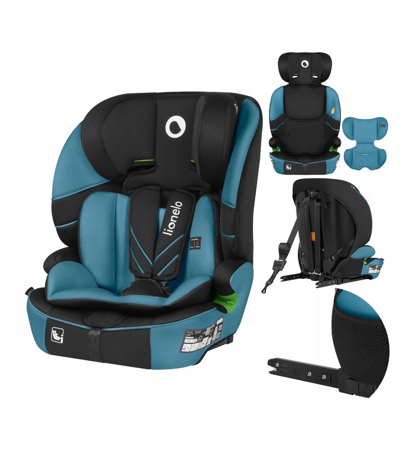 Lionelo Levi Fix i-size Κάθισμα Αυτοκινήτου 76cm-150cm Blue Cobalt