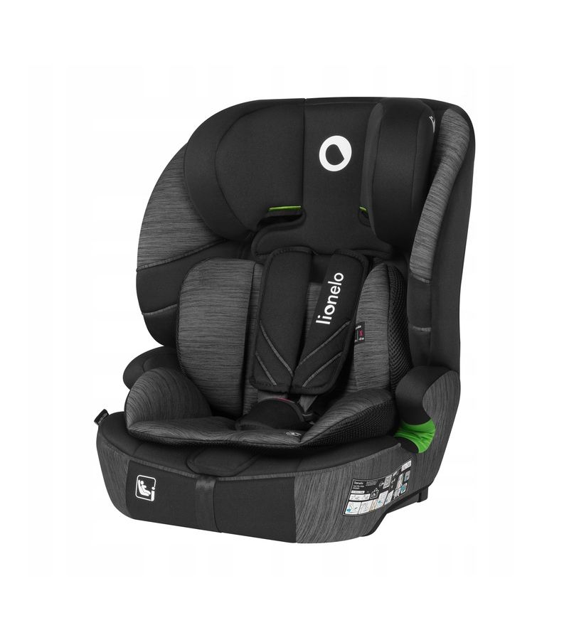 Lionelo Levi Fix i-size Κάθισμα Αυτοκινήτου 76cm-150cm Gray Stone
