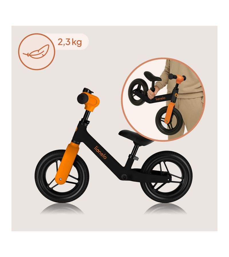 Lionelo Toni Ποδήλατο Ισορροπίας Black Orange