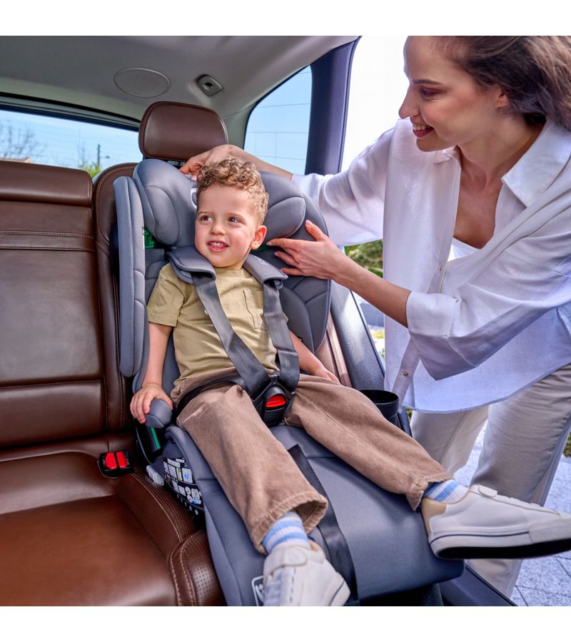 Lionelo Nelly i-Size isofix κάθισμα αυτοκινήτου 76-150cm/9-36kg Black Carbon