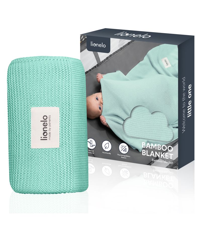 Lionelo Bamboo Κουβέρτα 75Χ100 Green