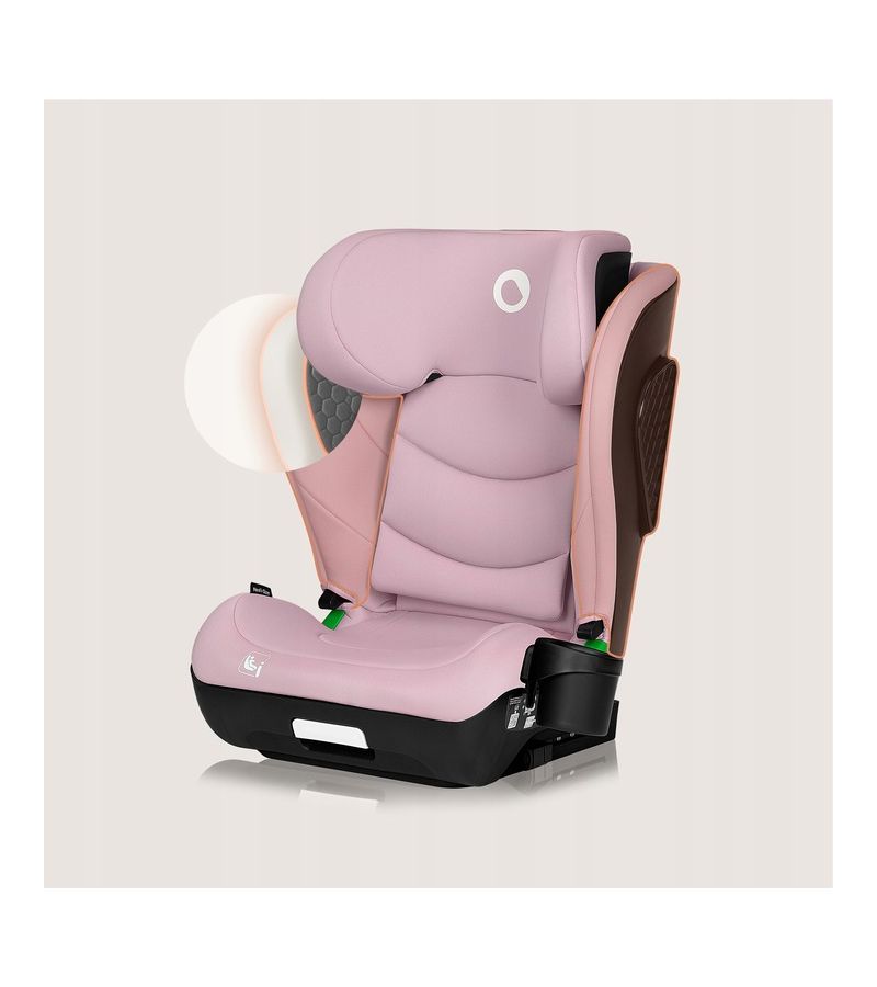 Lionelo Neal i-Size isofix Κάθισμα Αυτοκινήτου 100-150 cm Pink Lilac