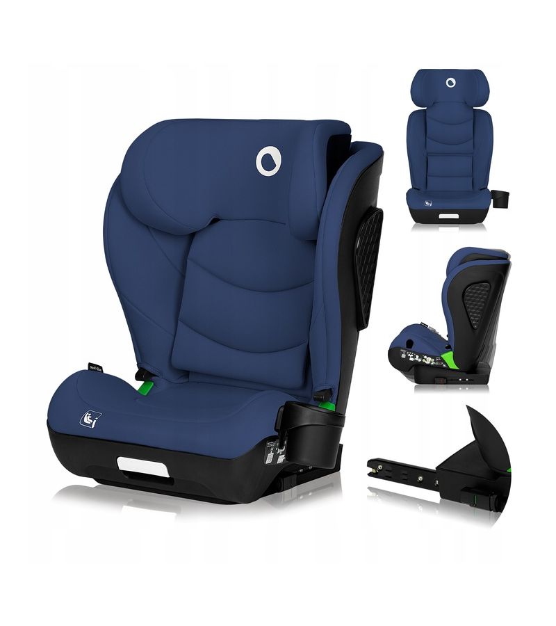 Lionelo Neal i-Size isofix Κάθισμα Αυτοκινήτου 100-150 cm Blue Navy