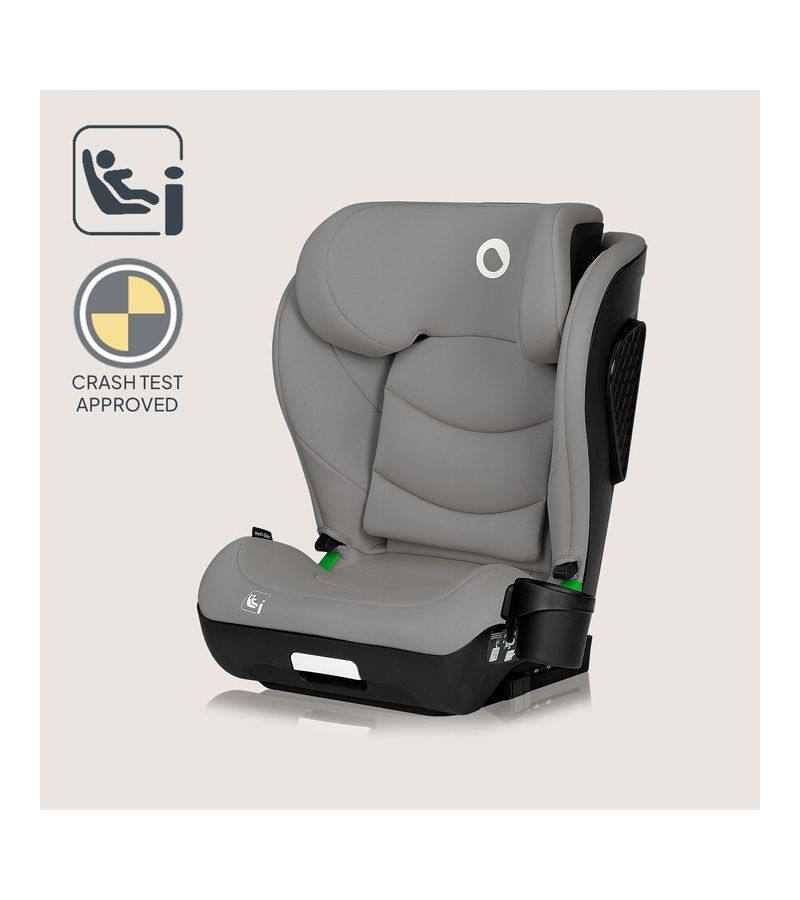 Lionelo Neal i-Size isofix Κάθισμα Αυτοκινήτου 100-150 cm Gray Concrete
