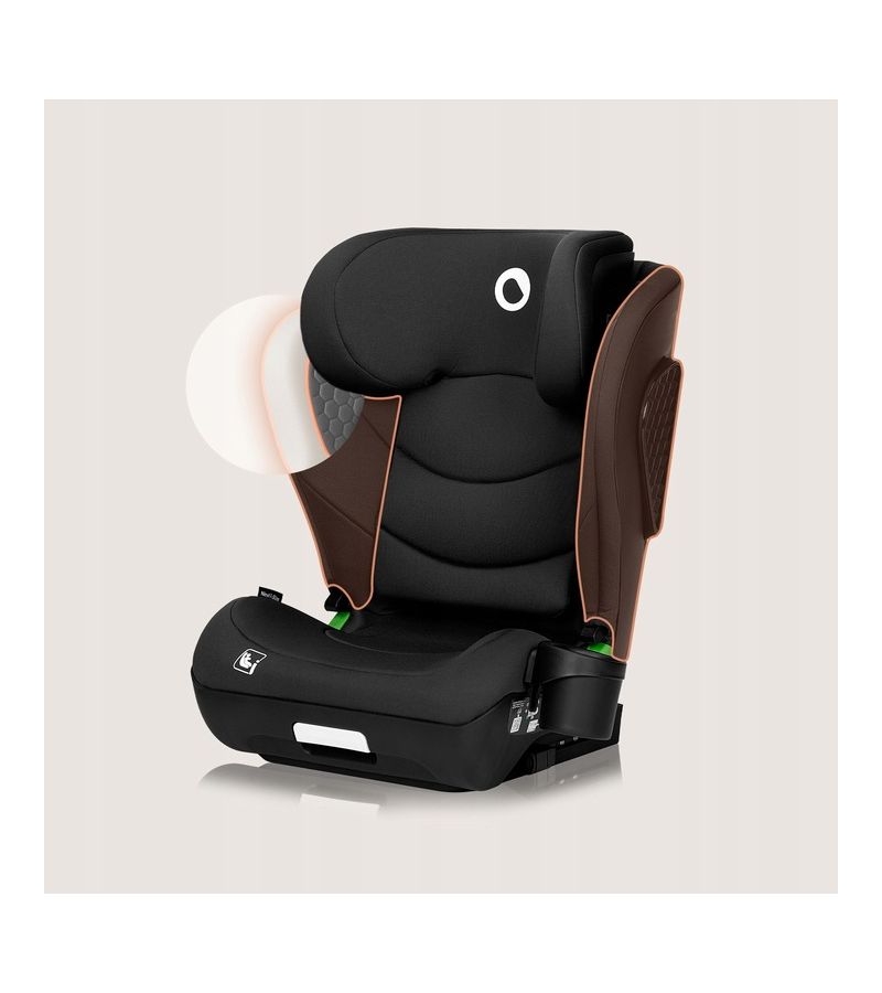 Lionelo Neal i-Size isofix κάθισμα αυτοκινήτου 100-150 cm black carbon