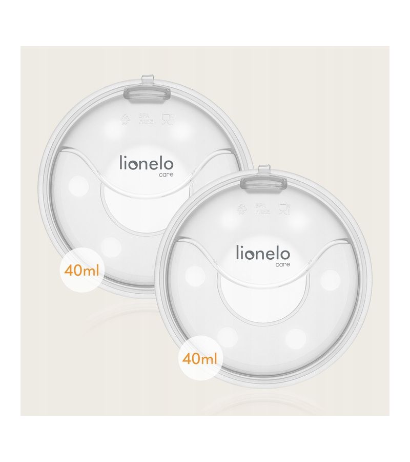 Lionelo Milky Plus Συλλέκτης Γάλακτος 2Χ40ml & θήκη