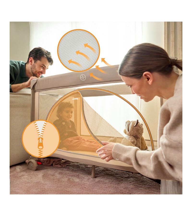 Lionelo Laura Παρκοκρέβατο 2 επιπέδων Green Sage