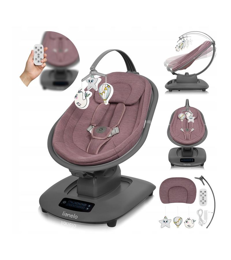 Lionelo Blossom Διαδραστικό Ηλεκτρικό Ρηλάξ Pink Mauve