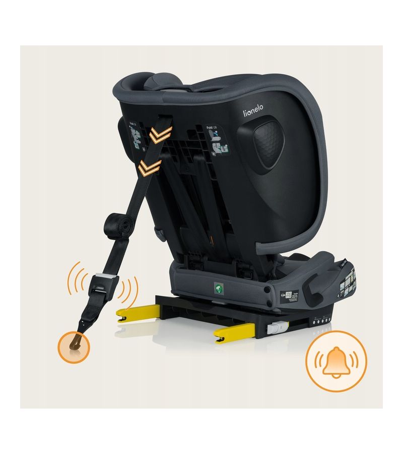 Lionelo Nelly i-Size isofix κάθισμα αυτοκινήτου 76-150cm/9-36kg Gray Graphite