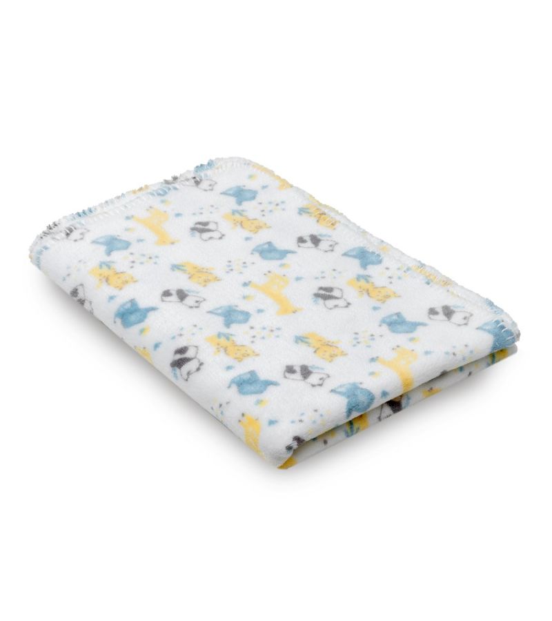 Interbaby Κουβέρτα Αγκαλιάς 80X110 Coral Flecce Animals Grey