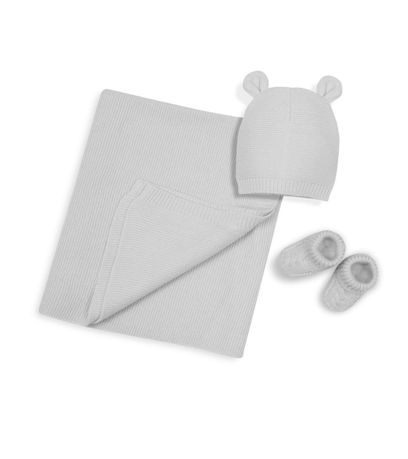 Interbaby Σετ Δώρου 3 τμχ (0-6 μηνών) Grey