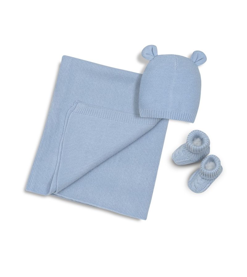 Interbaby Σετ Δώρου 3 τμχ (0-6 μηνών) Blue