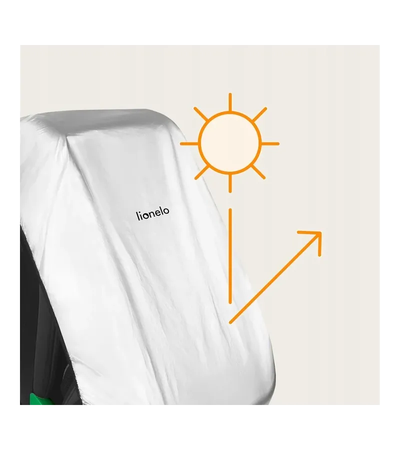 Lionelo Thermalcover Anti-UVA Κάλυμμα Καθίσματος Αυτοκινήτου UPF+50 Silver