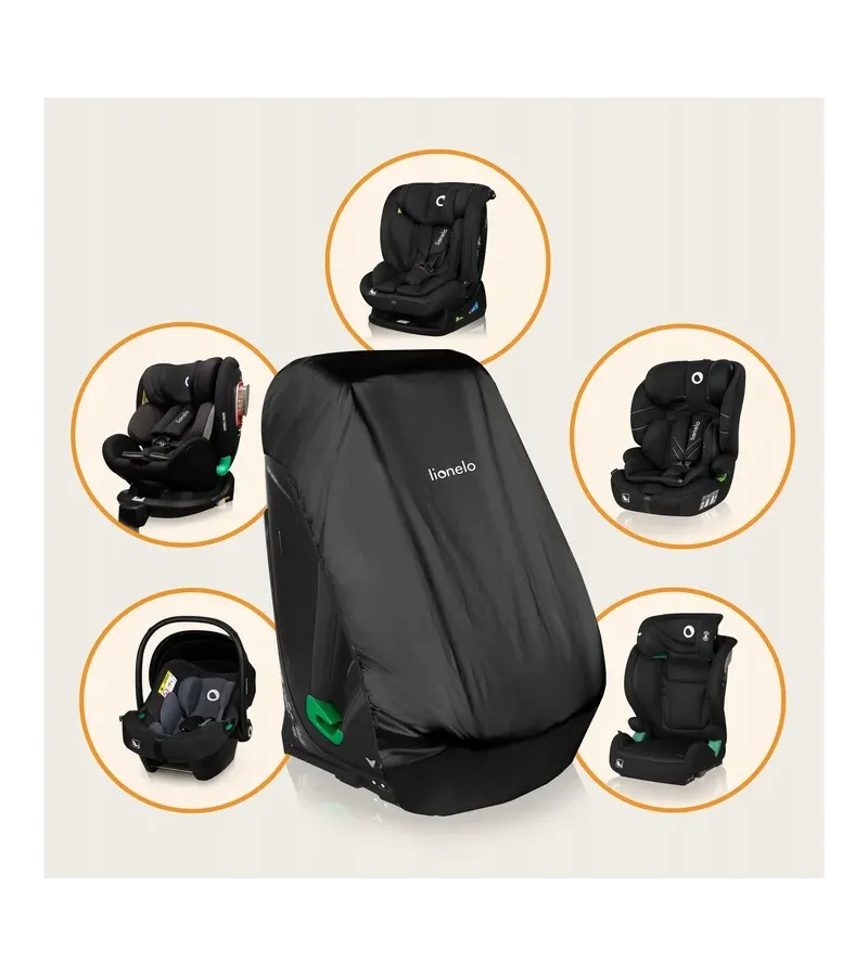 Lionelo Thermalcover Anti-UVA Κάλυμμα Καθίσματος Αυτοκινήτου UPF+50 Silver