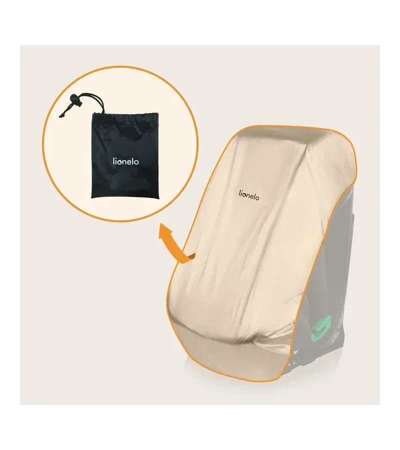 Lionelo Thermalcover Anti-UVA Κάλυμμα Καθίσματος Αυτοκινήτου UPF+50 Silver