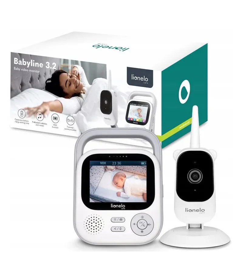 Lionelo Babyline 3.2 Ενδοεπικοινωνία Με 3x Ψηφιακό Zoom