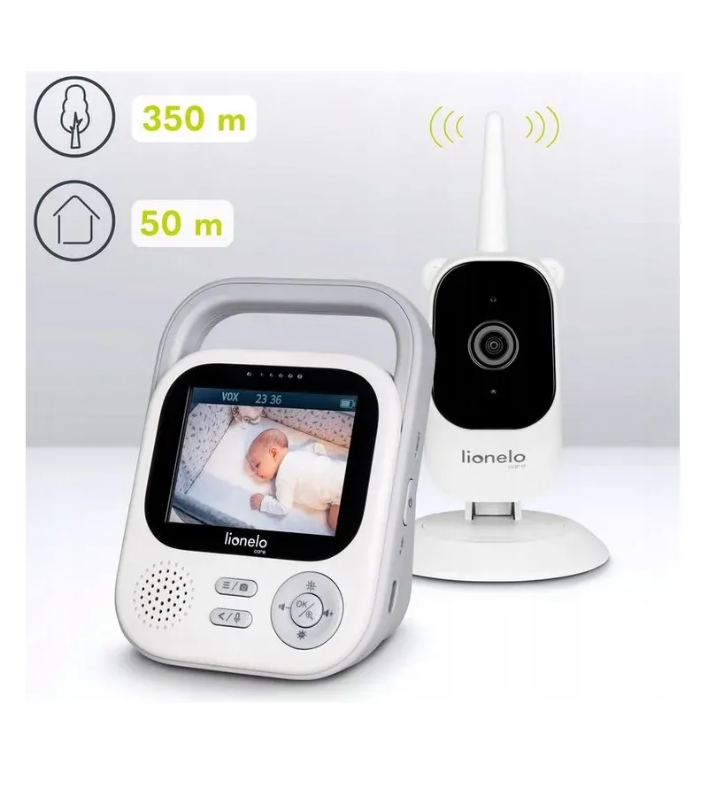 Lionelo Babyline 3.2 Ενδοεπικοινωνία Με 3x Ψηφιακό Zoom