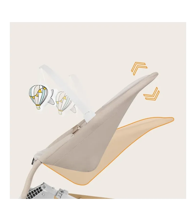 Lionelo Lilac Βρεφικό Ρηλάξ Beige Sand