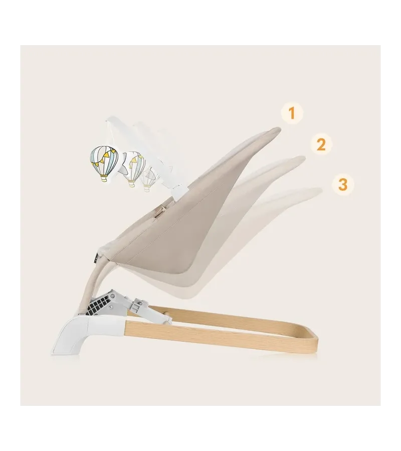 Lionelo Lilac Βρεφικό Ρηλάξ Beige Sand