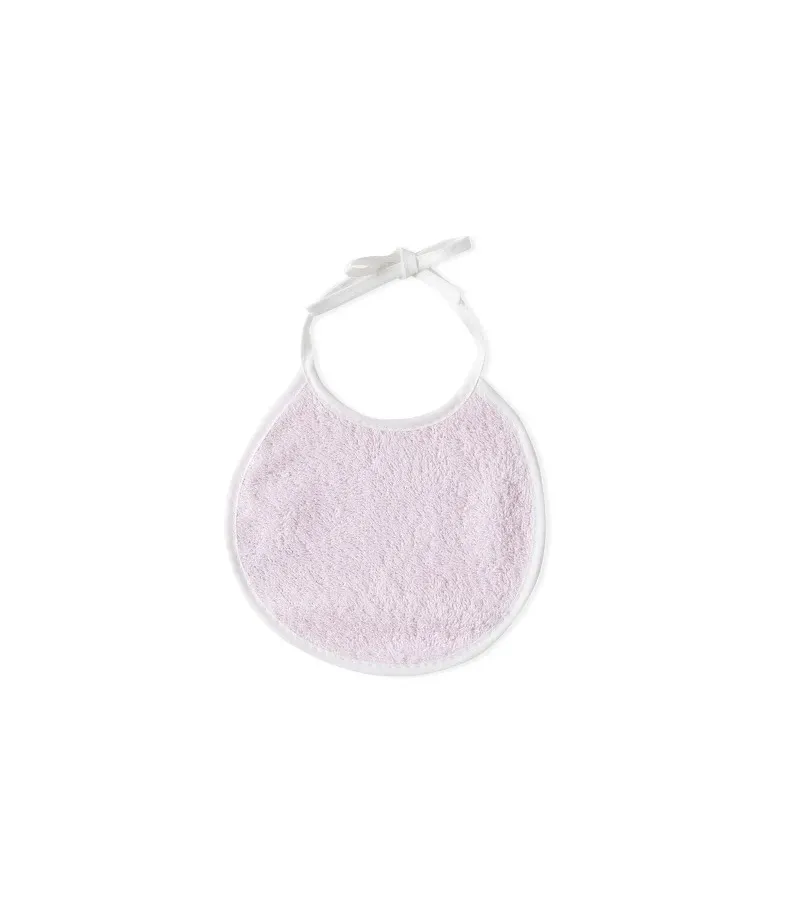 Interbaby Jirafa Bicicleta Μπουρνούζι Κάπα & Σαλιάρα White/Pink
