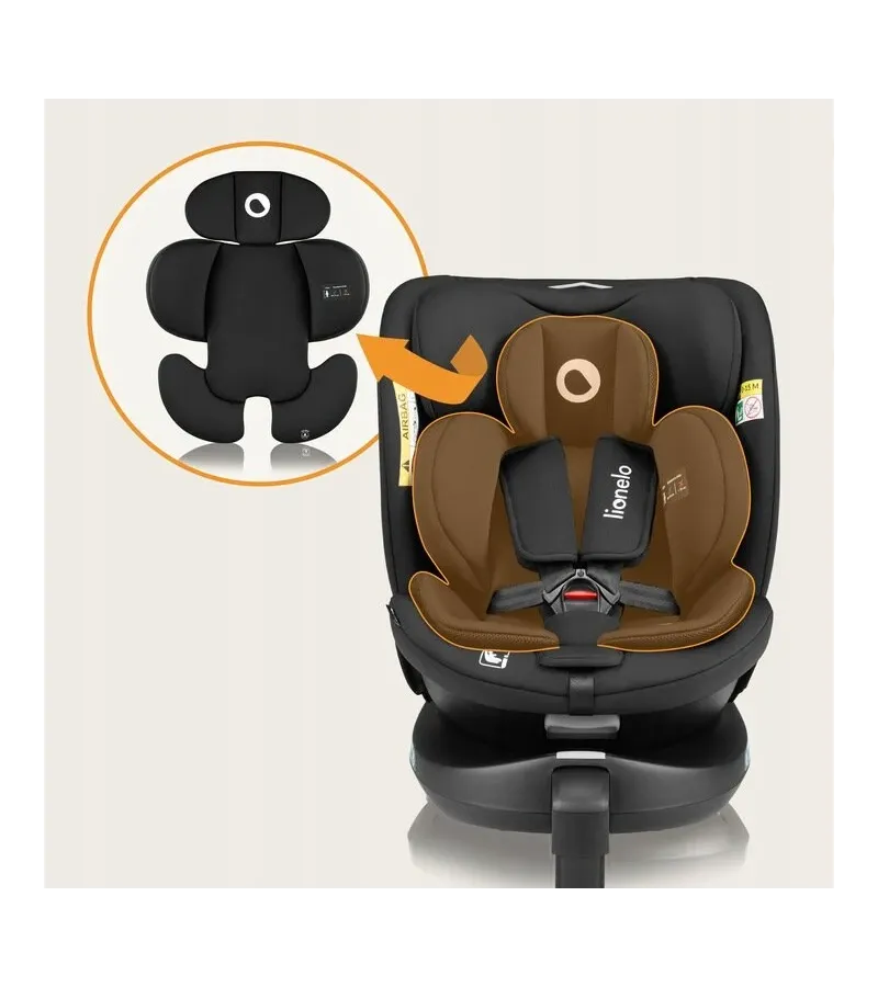 Lionelo Navy i-Size κάθισμα αυτοκινήτου 40-150 cm isofix Black Pink