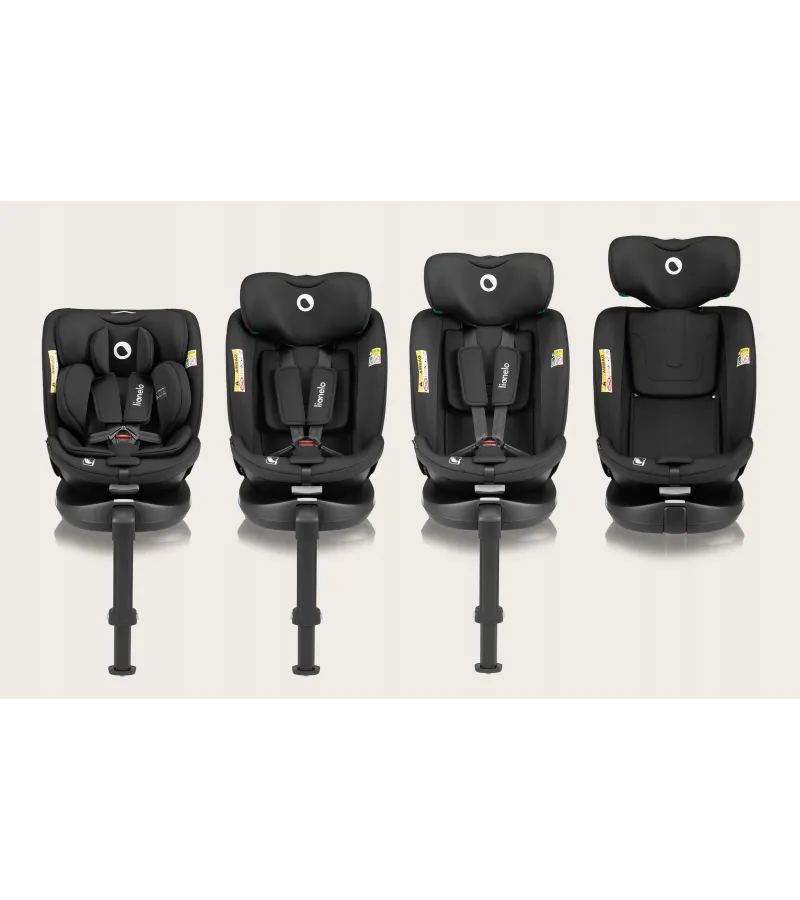 Lionelo Navy i-Size κάθισμα αυτοκινήτου 40-150 cm isofix Black Pink