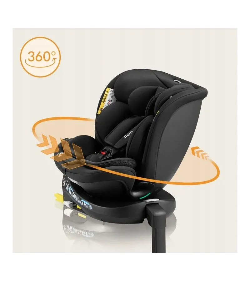 Lionelo Navy i-Size κάθισμα αυτοκινήτου 40-150 cm isofix Black Red