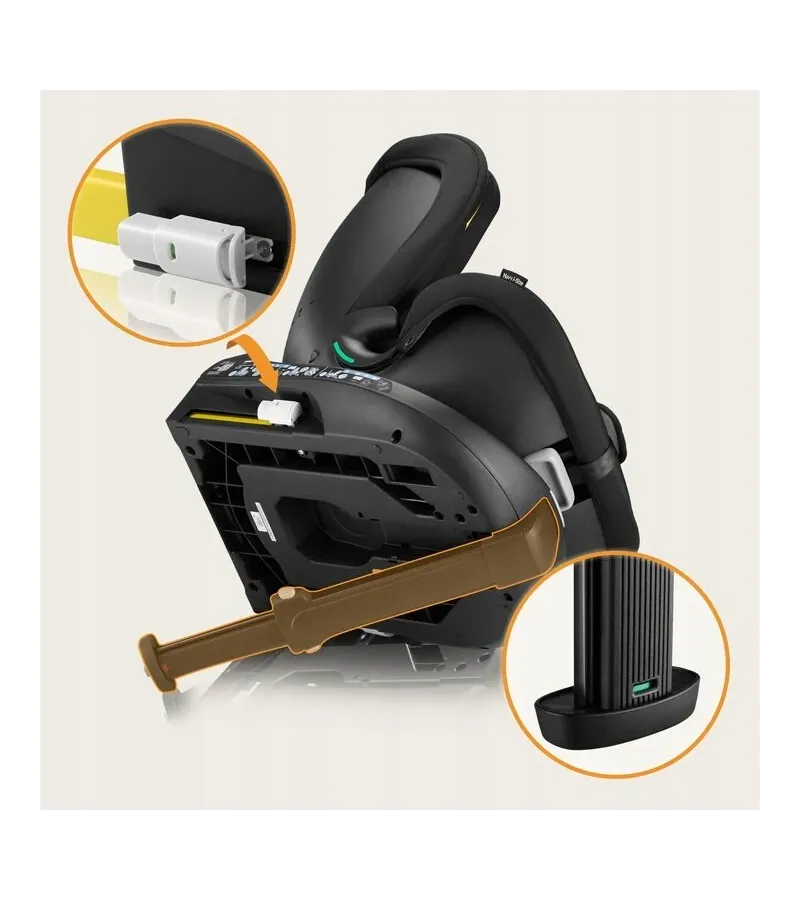 Lionelo Navy i-Size κάθισμα αυτοκινήτου 40-150 cm isofix Black Red