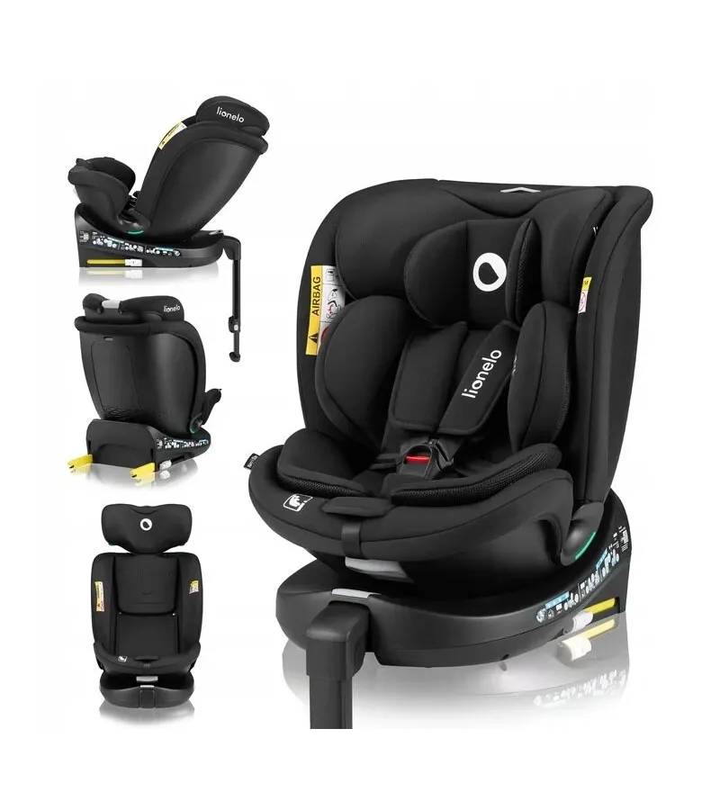 Lionelo Navy i-Size κάθισμα αυτοκινήτου 40-150 cm isofix Black Onyx