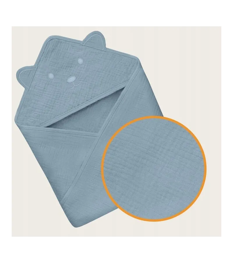 Lionelo Μπουρνούζι Κάπα Μουσελίνα Green Forest 80 x 80cm