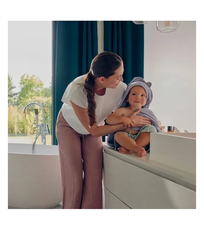 Lionelo Μπουρνούζι Κάπα Μουσελίνα Pink Baby 80 x 80cm