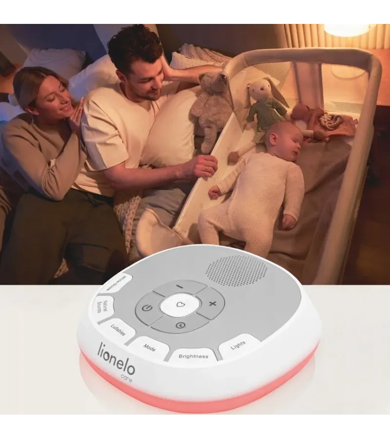 Lionelo Baby Nap Μουσικό Κουτί & Φωτάκι Νυκτός με Ήχους Καρδιάς