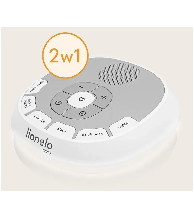 Lionelo Baby Nap Μουσικό Κουτί & Φωτάκι Νυκτός με Ήχους Καρδιάς