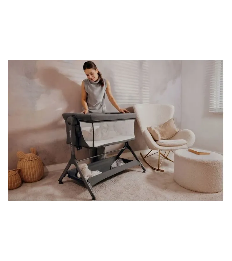 Lionelo Leonie Plus Λίκνο Συγκοίμησης Beige Sand