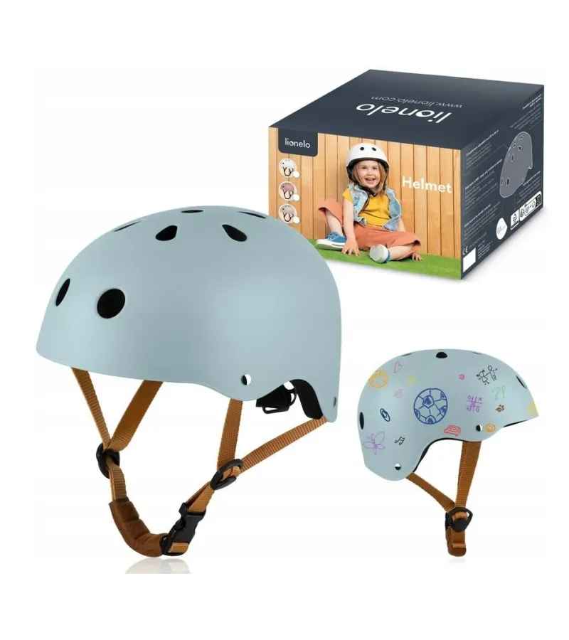 Lionelo “Helmet” Παιδικό Κράνος Ποδηλασίας 50-56cm Blue Sky