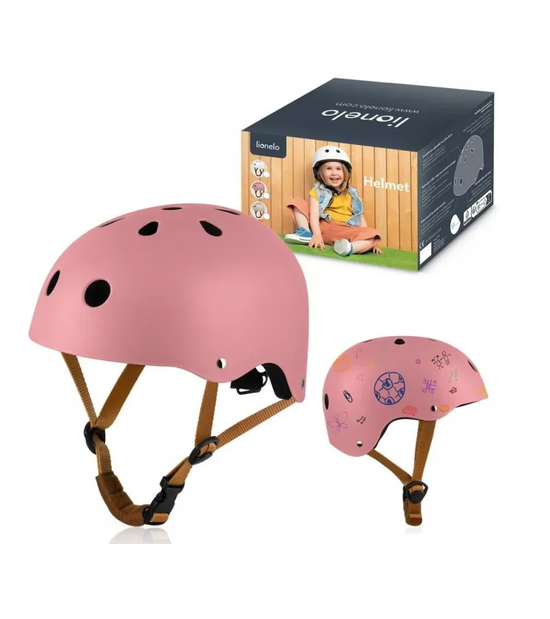 Lionelo “Helmet” Παιδικό Κράνος Ποδηλασίας 50-56cm Pink Rose