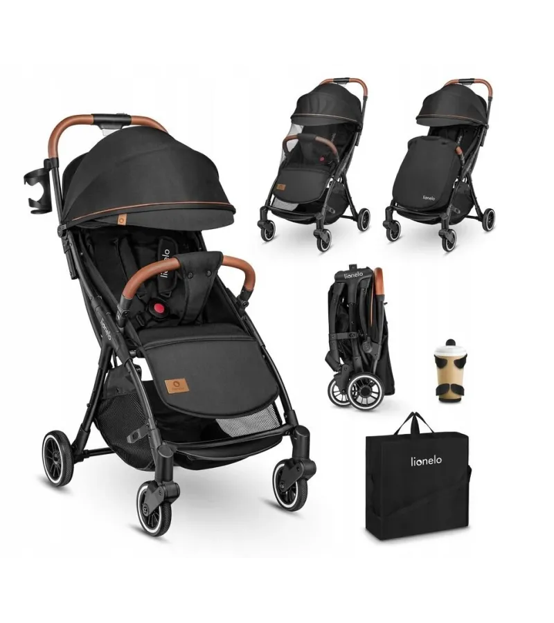 Lionelo Julie One Καρότσι Ταξιδίου Black