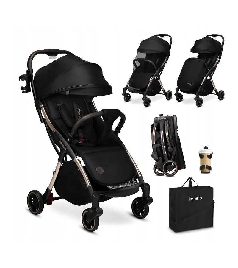 Lionelo Julie One Καρότσι Ταξιδίου Black